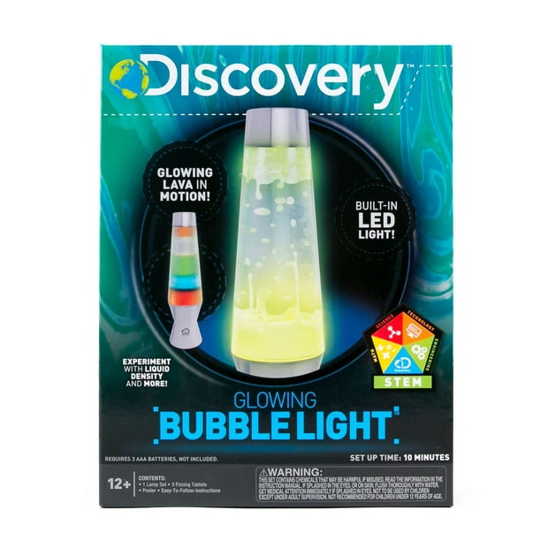 Lampe à bulles d’huile rougeoyante Discovery Kids