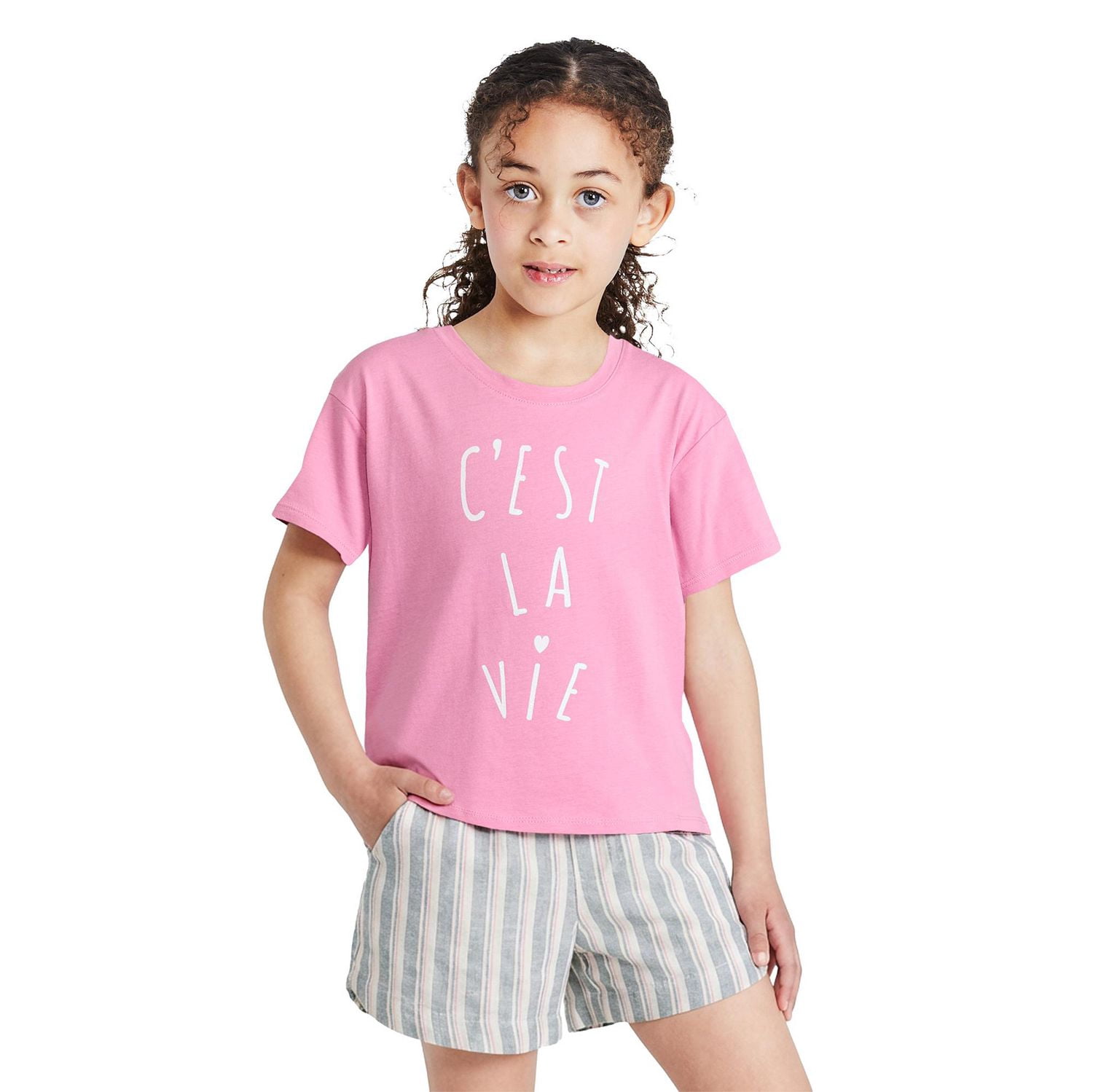 George Girls' Graphic T-Shirt