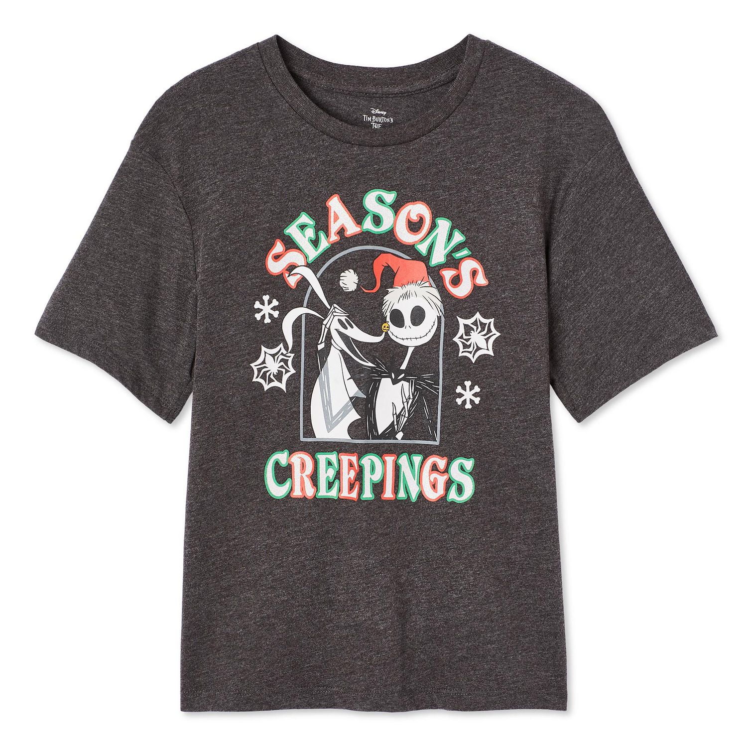 Disney Girls' The Nightmare Before Christmas Holiday Tee