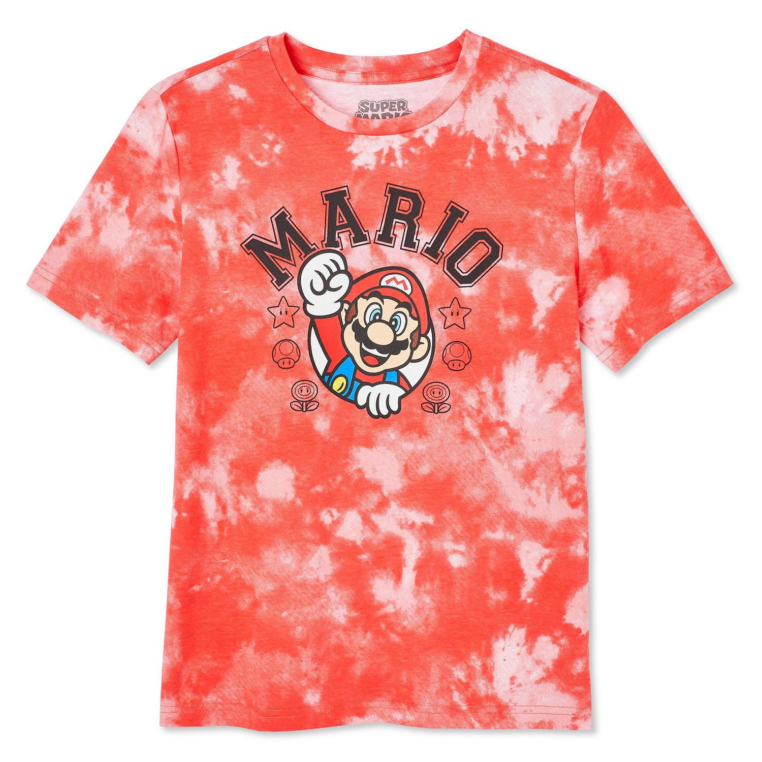 Super Mario Boys' Washed Tee