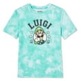 thumbnail image 3 of T-shirt délavé Luigi Super Mario pour garçons, 3 of 3
