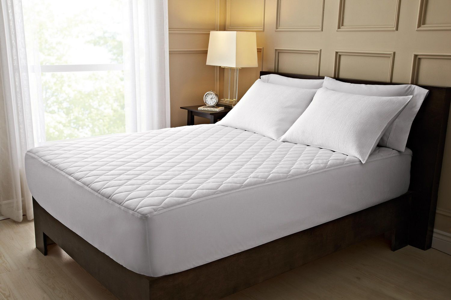 sunbeam premium electric heated king size mattress pad