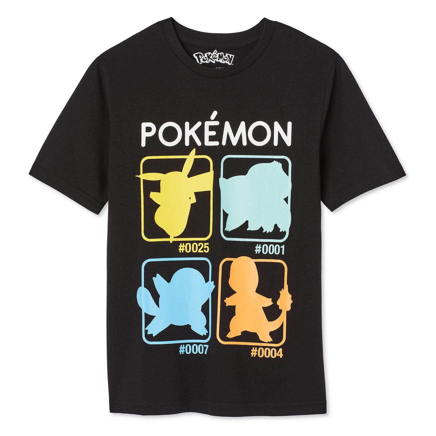 T-shirt à manches courtes Pokémon pour garçons Tailles TP-G