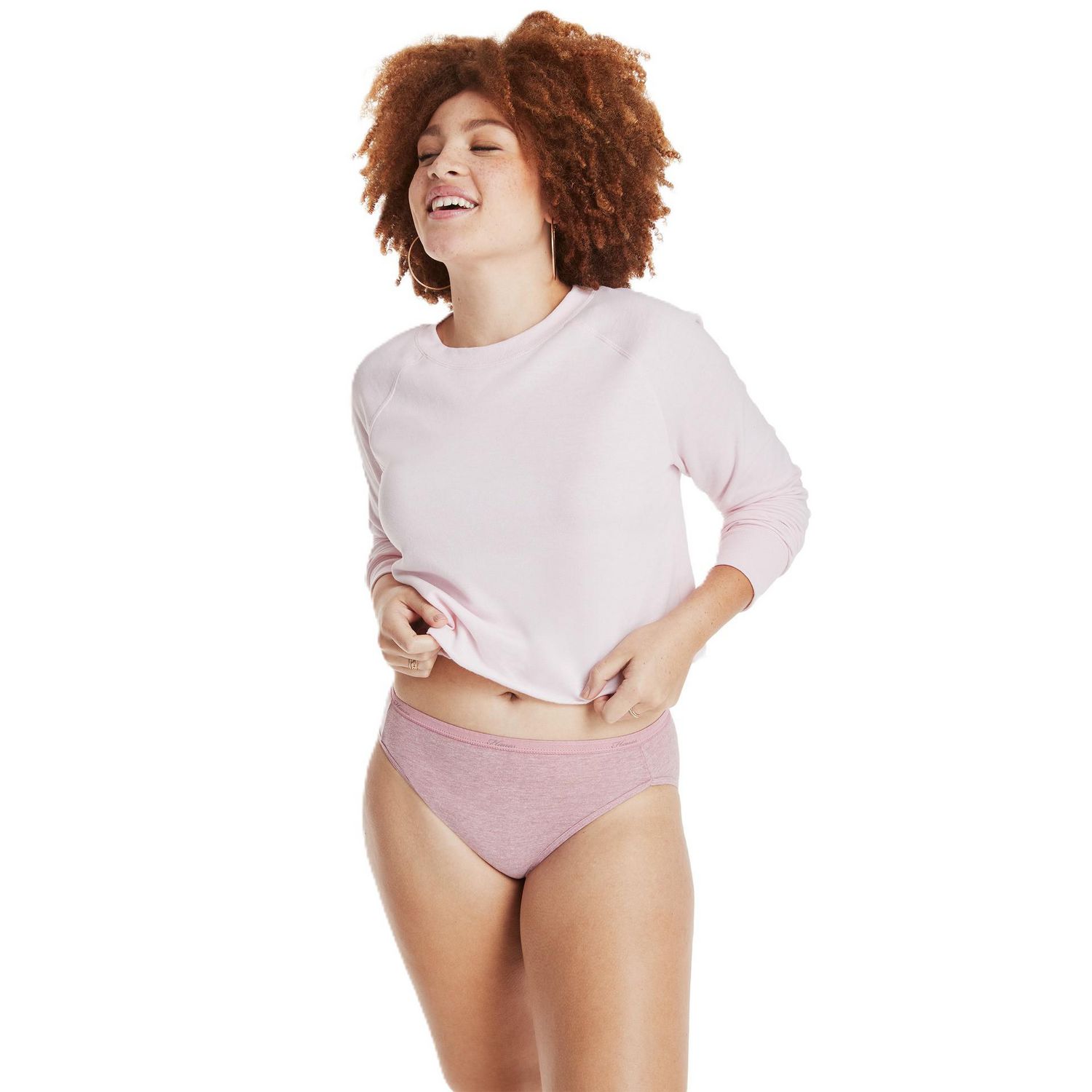 Culotte échancrée en coton de Hanes pour femmes - paq. 6
