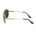 thumbnail image 2 of George Mens Polarized Silver Aviator Sunglasses, 2 of 2
