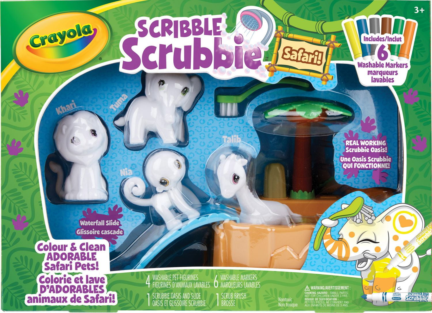 Jeu Animaux Safari Crayola Scribble Scrubbie