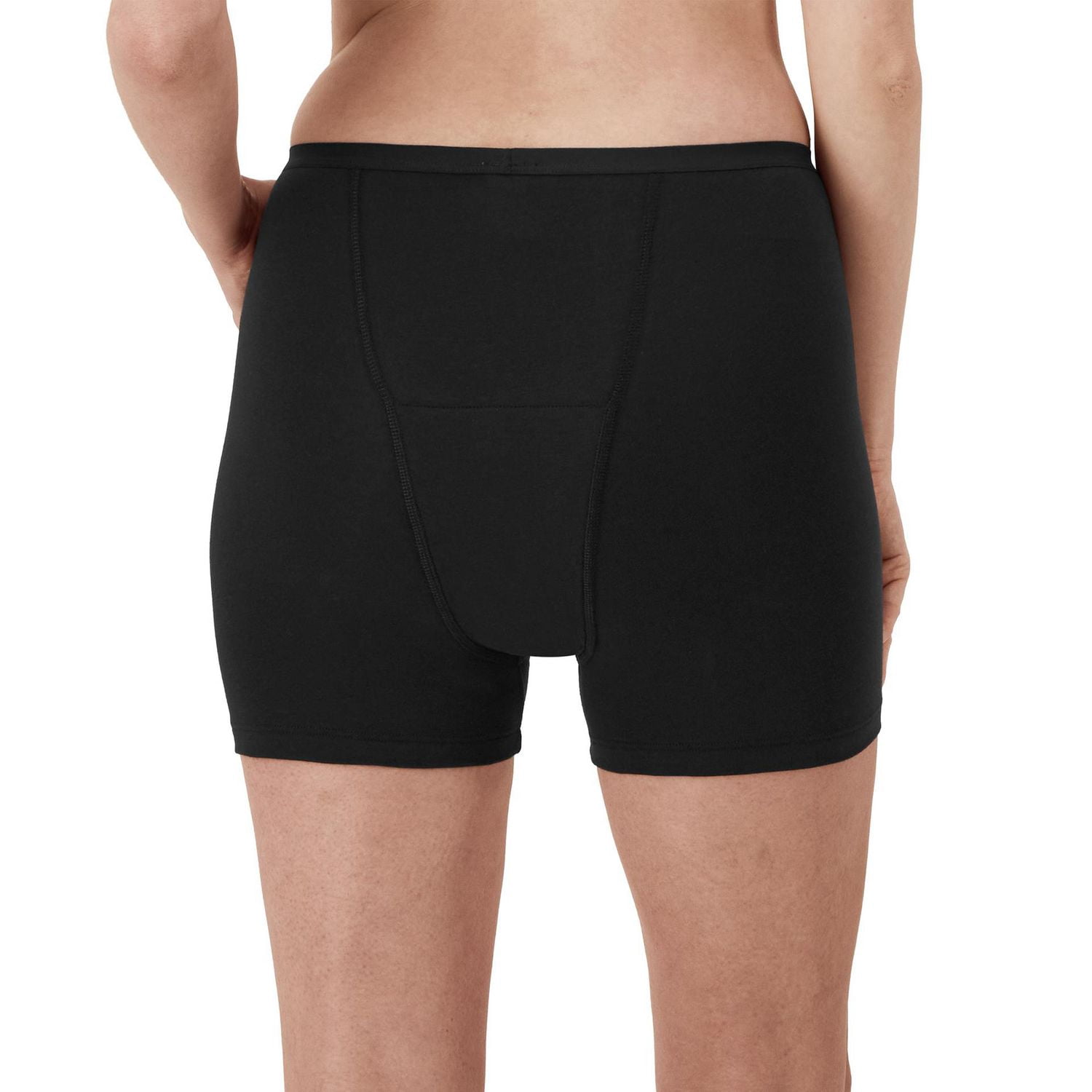 Boyshort avec protection contre les fuites abondantes Hanes, paquet de 1