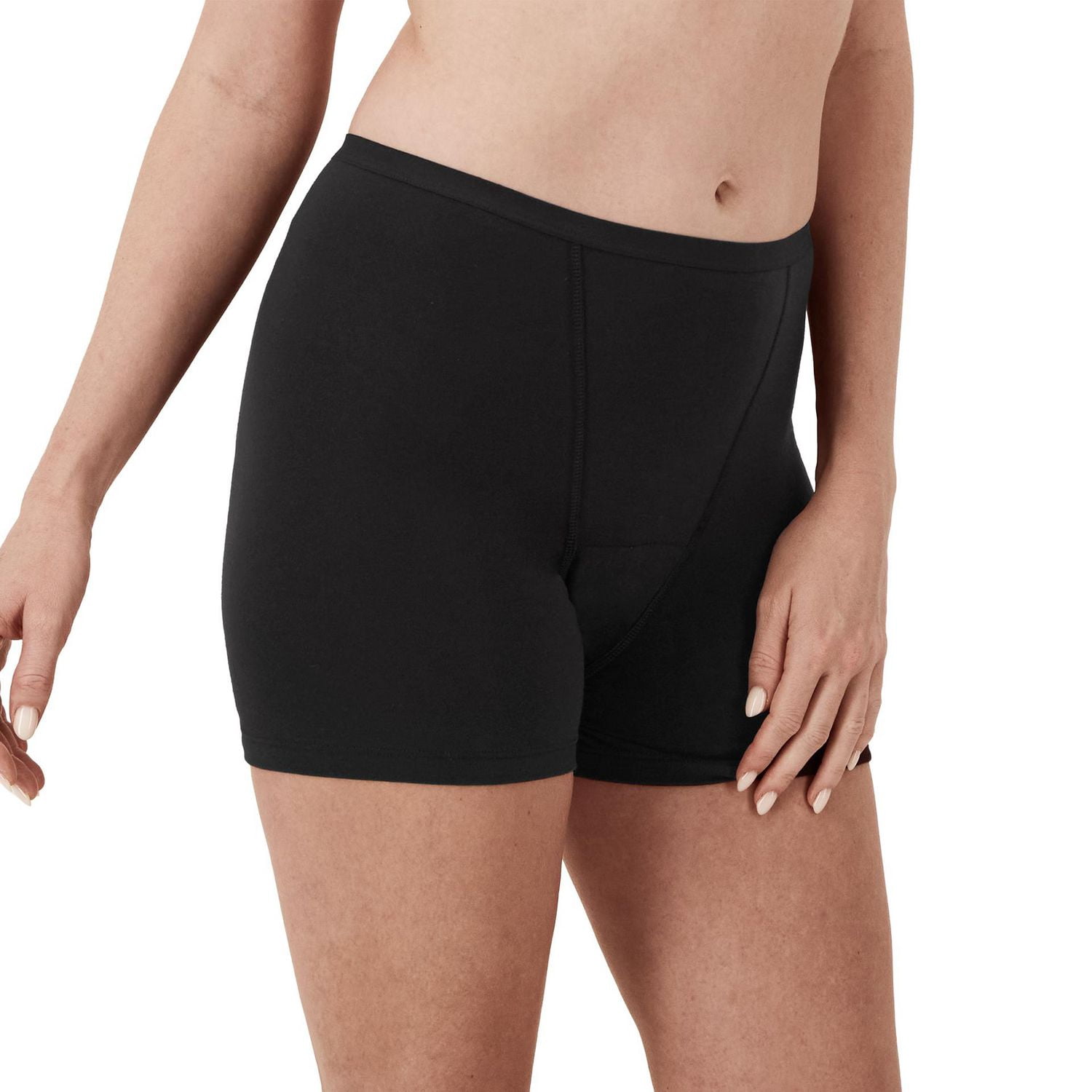 Boyshort avec protection contre les fuites abondantes Hanes, paquet de 1