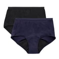 thumbnail image 1 of Hanes Women's P2 Fresh & Dry Super Leaks Briefs, 1 of 8