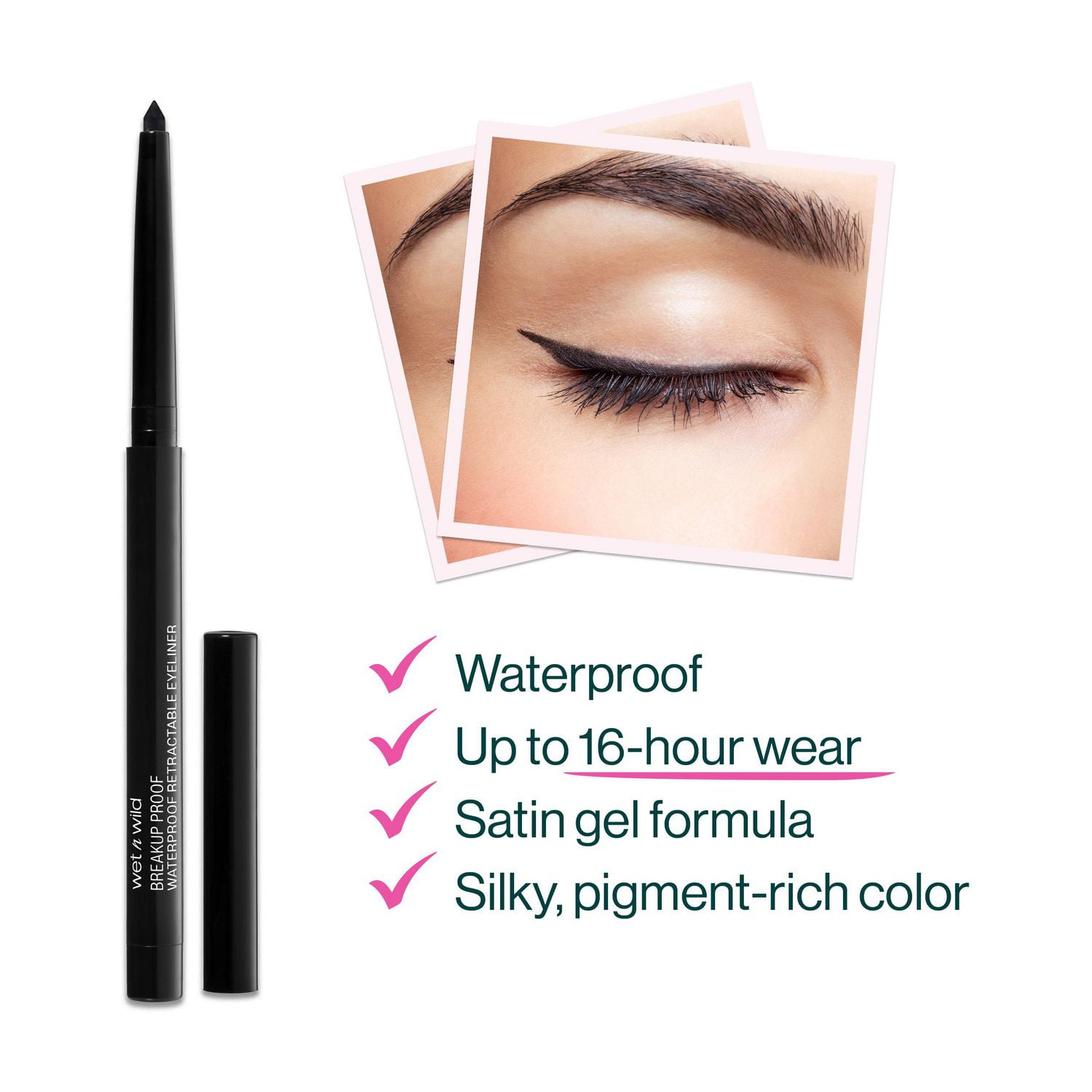 WNW Eyeliner Black, WNW Retrc EL Black