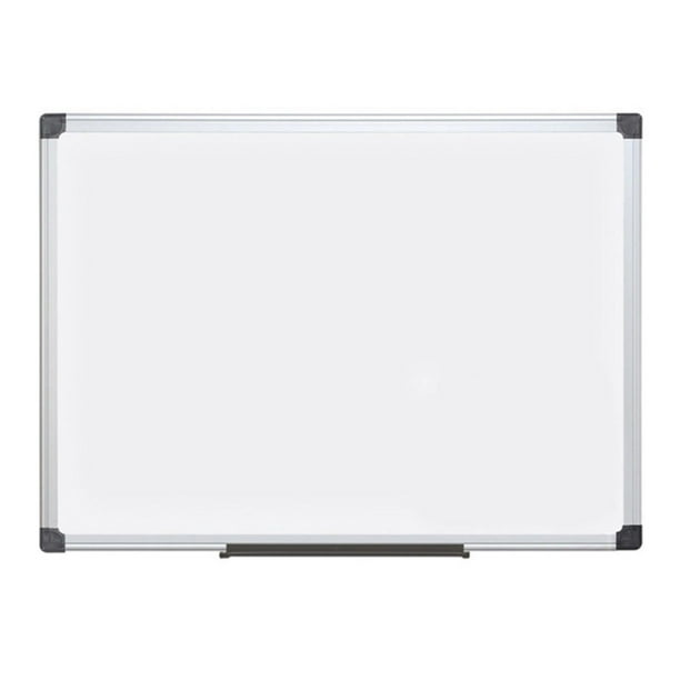 Tableau blanc effaçable à sec magnétique économique avec cadre en aluminium  48 x 36 po