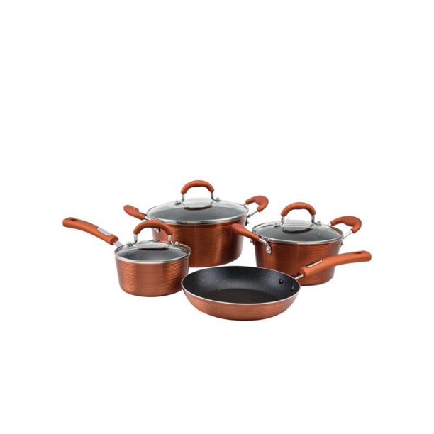 Hamilton Beach 7Piece Textured Copper Cookware Set Walmart.ca