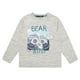 T-shirt à manches longues avec imprimé « Bear Selfie » George British Design pour bambins – image 1 sur 3