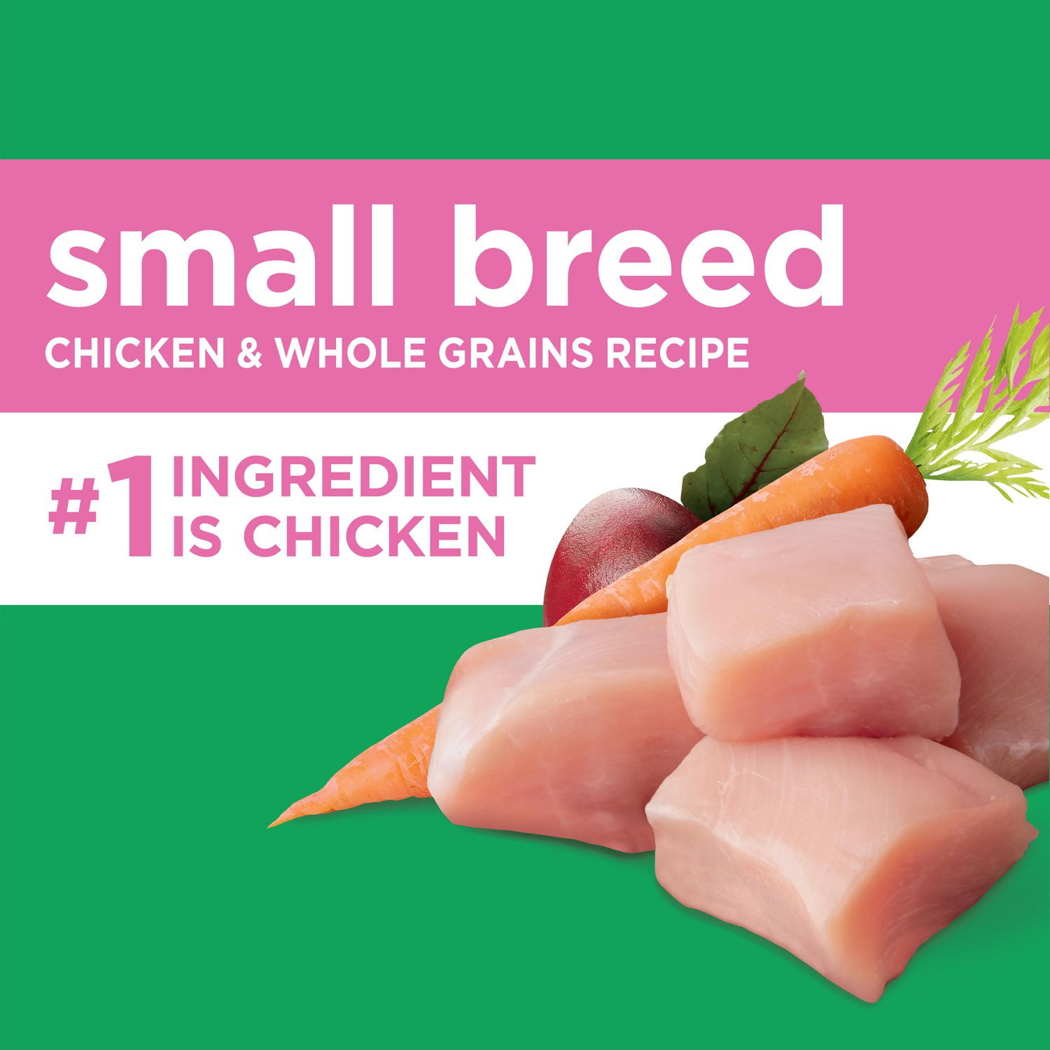 Iams Small Breed Chicken and Whole Grains Recipe Adult Dry Dog