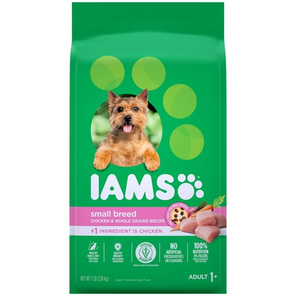 Iams Small Breed Chicken and Whole Grains Recipe Adult Dry Dog Food, 2.72kg