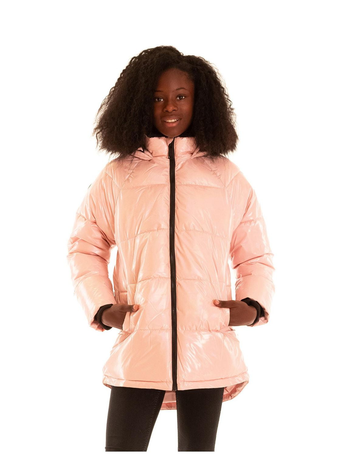Justice Iridescent Long Puffer