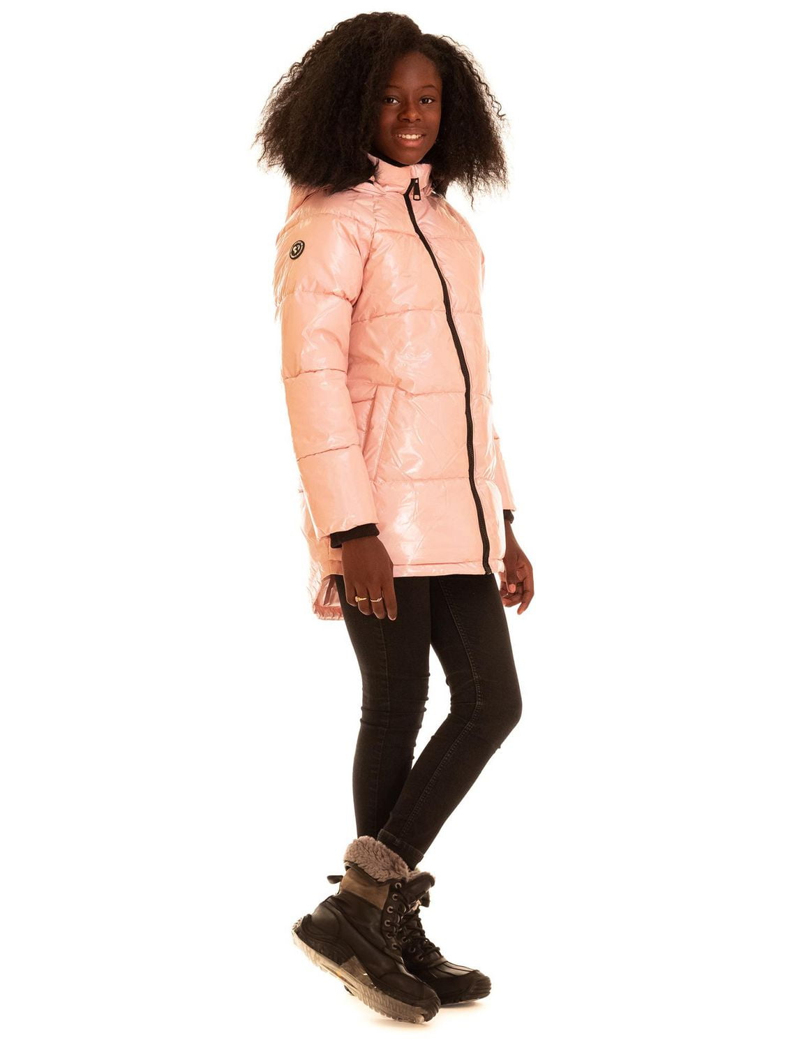 Justice Iridescent Long Puffer