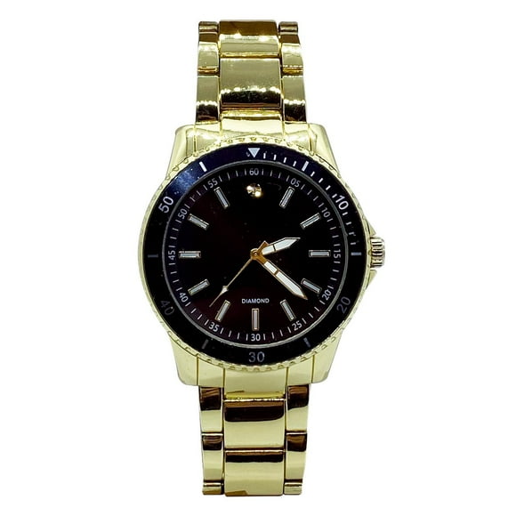 George Men's Gold Metal Strap Watch
