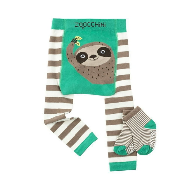 ZOOCCHINI Grip + Easy Bebe Bambin Crawler de Confort Legging et <br>Ensemble de Chaussettes
