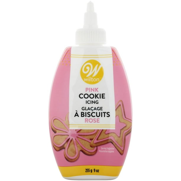 Glaçage à biscuits rose Wilton Bouteille de 255 g (9 oz)