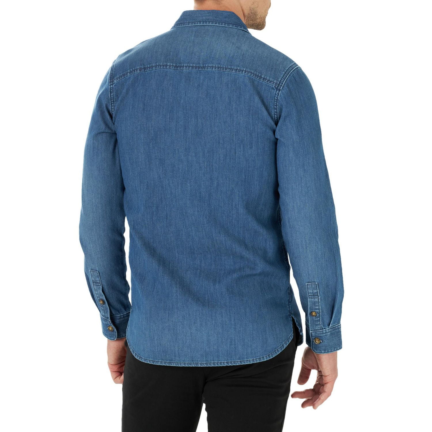 Lee Chemise en Denim Manches Longues Pour Homme Walmart