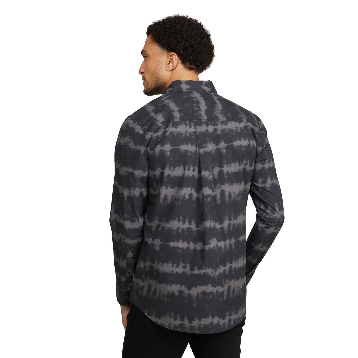 Chemise MEXX en coton extensible tie dye pour hommes