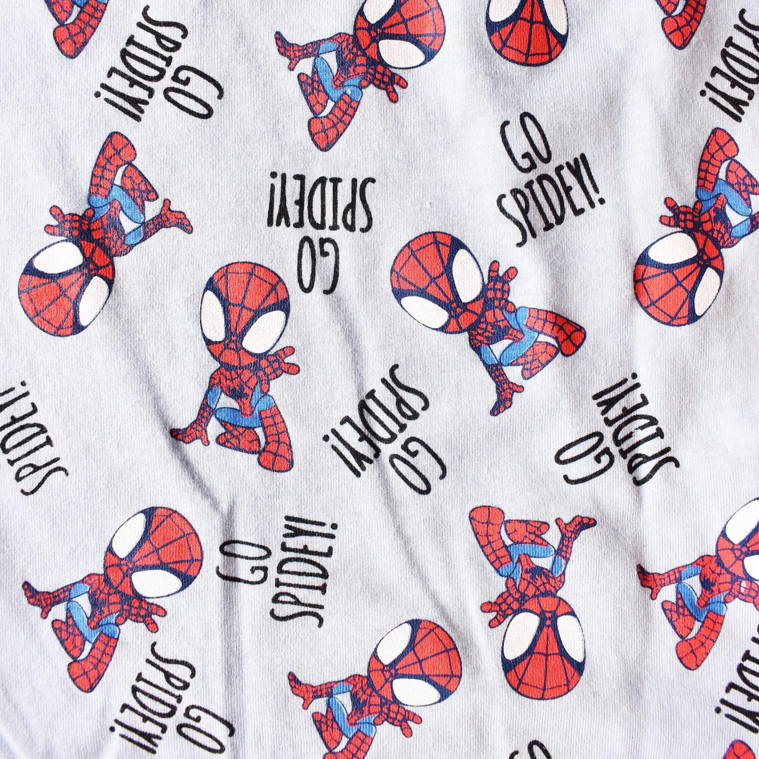 Lot de 2 t-shirts à manches longues Neighborhood Spidey Marvel pour tout-petits garçons