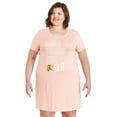 thumbnail image 1 of George Plus Women's Nightshirt and Scrunchie 4-Piece Set, 1 of 6