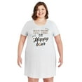 thumbnail image 1 of George Plus Women's Nightshirt and Scrunchie 4-Piece Set, 1 of 6