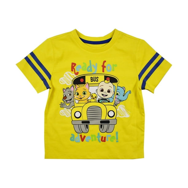 Toddler Boys Cocomelon Adventure Bus Short Sleeve T-Shirt - Walmart.ca