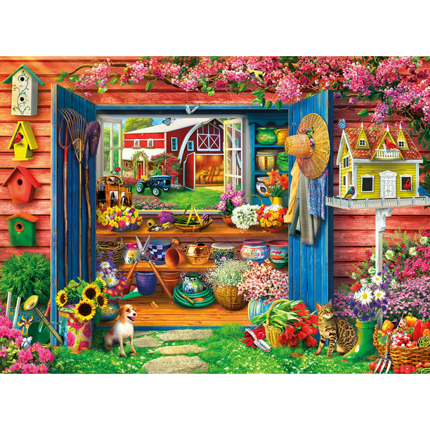 Country Life: Escape to the Shed 1000 Piece Jigsaw Puzzle