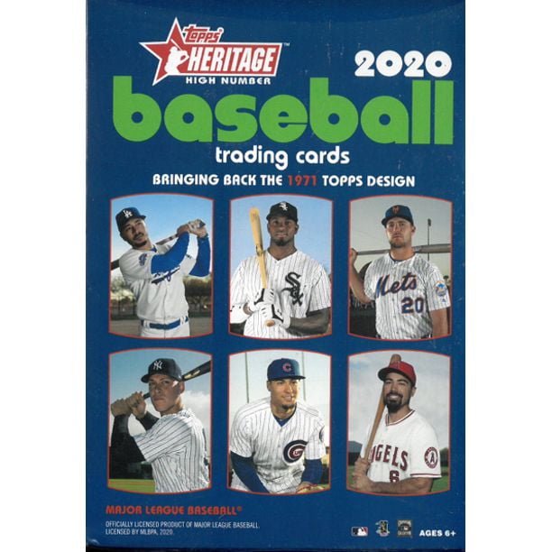 Topps 2020 Heritage High MLB Baseball Trading Cards Hobby 3 Pack 3