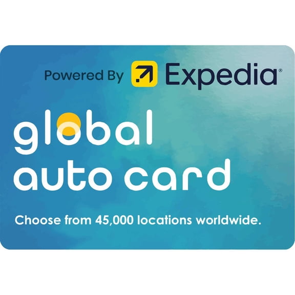 Global Auto Card powered by Expedia $100 (Email Delivery)