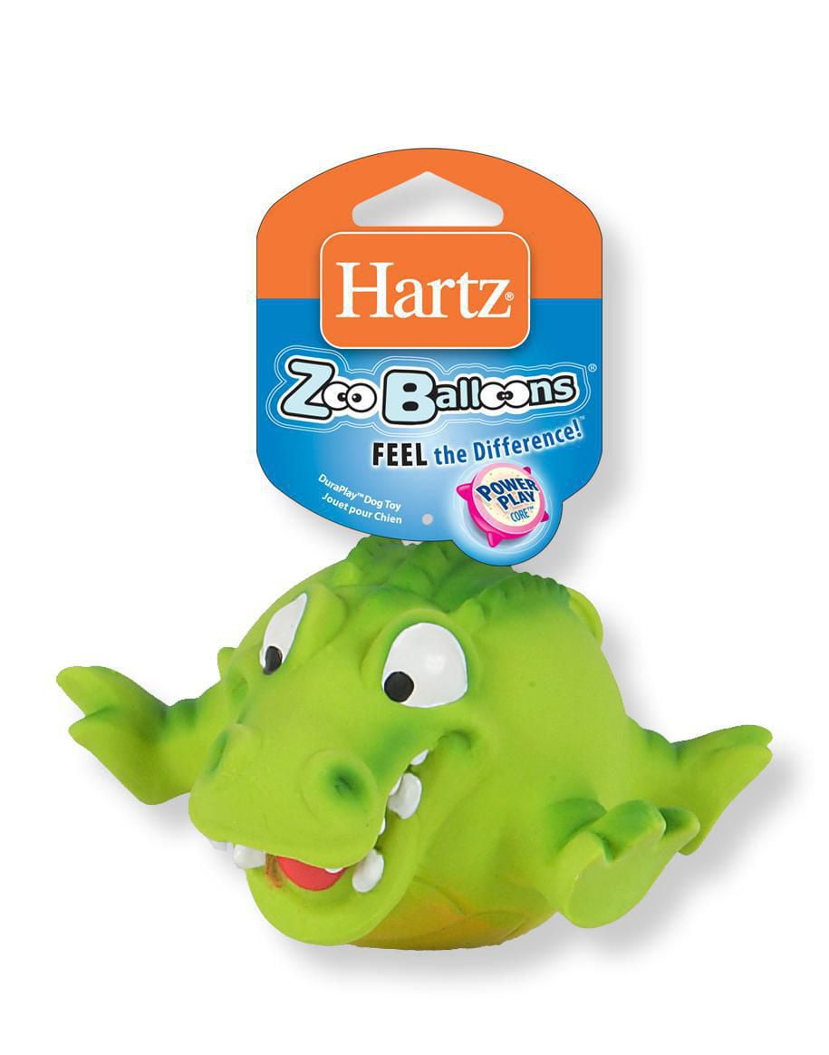 hartz zoo balloons dog toy