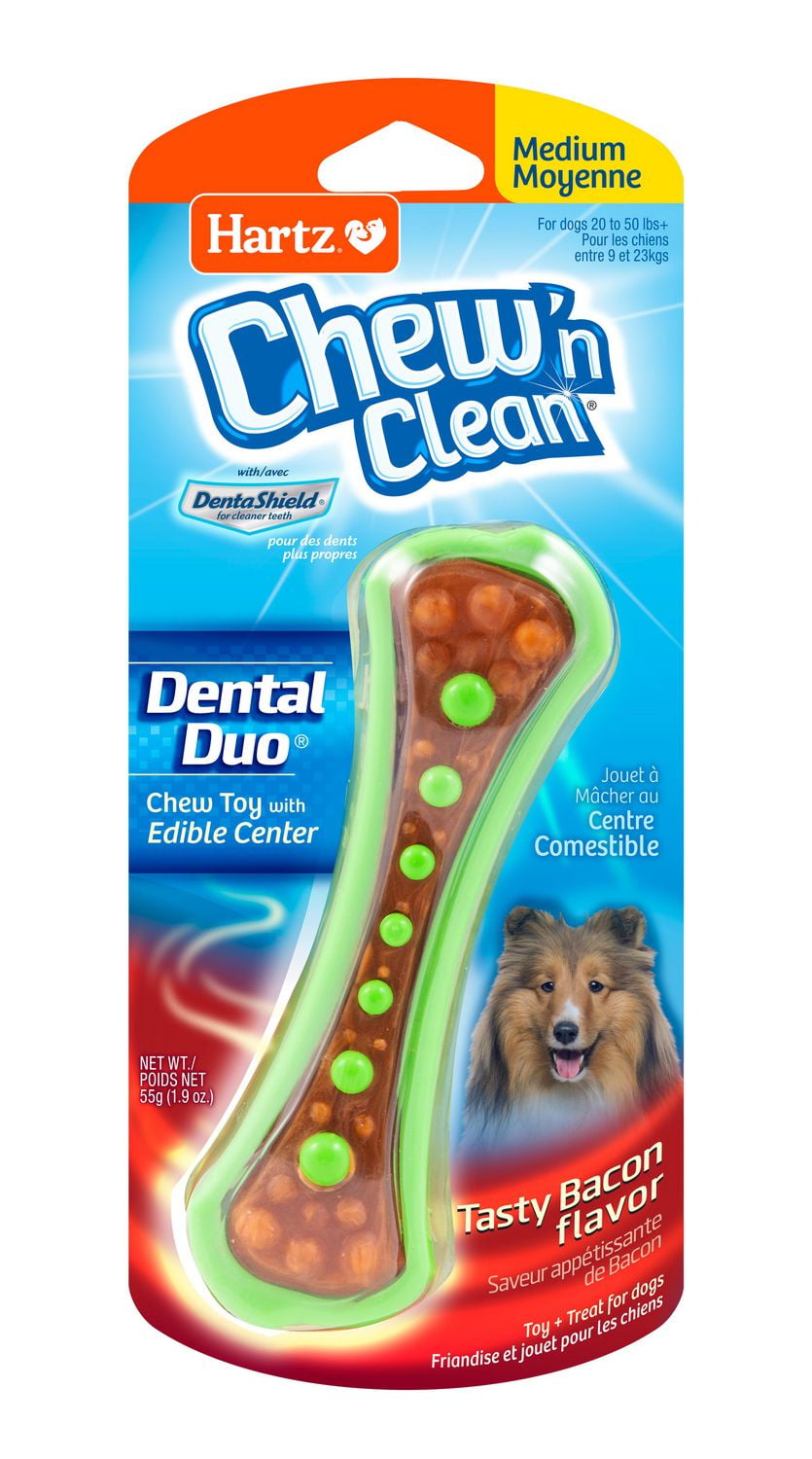 Hartz Chew 'n Clean Medium Dental Duo Dog Toy | Walmart Canada