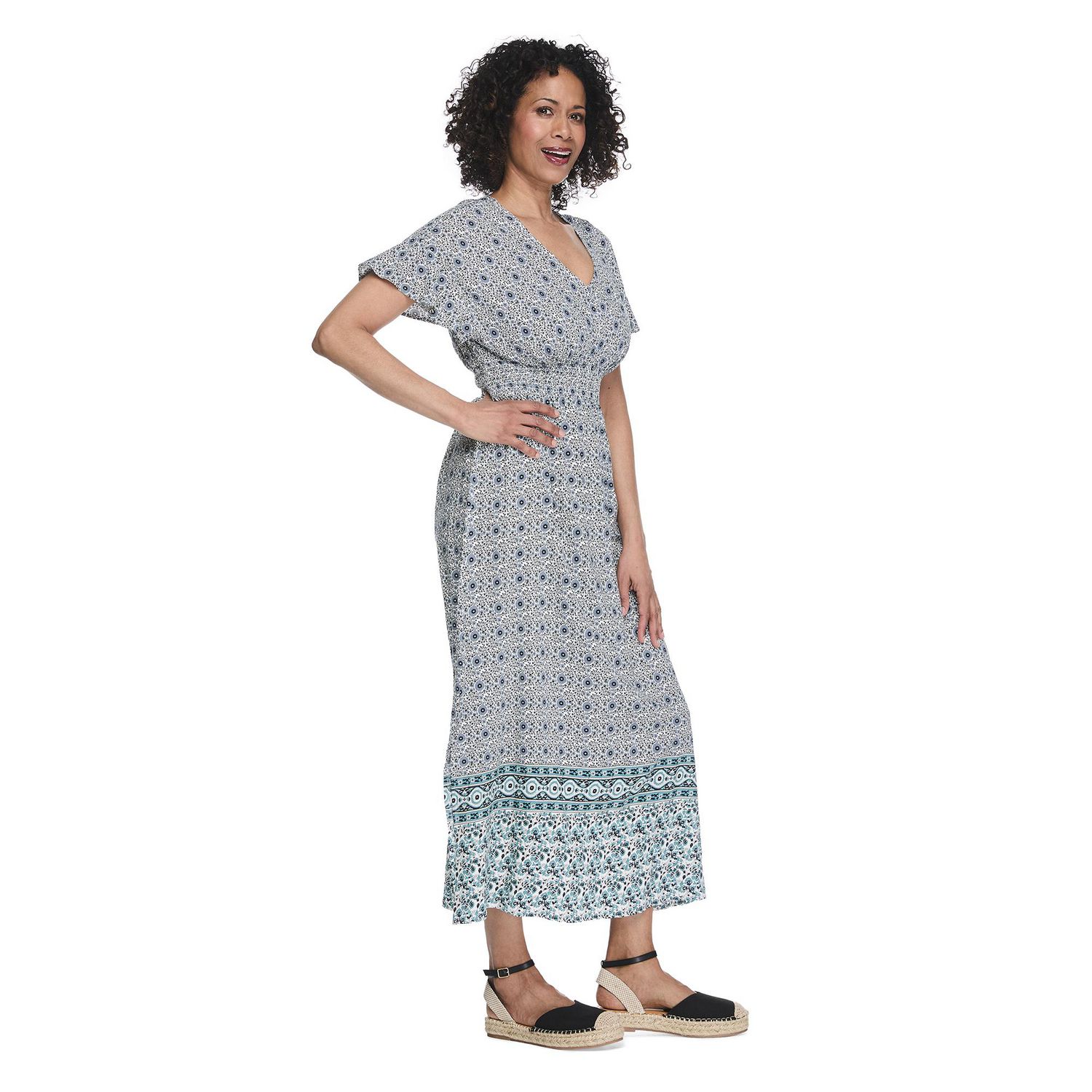 Robe longue imprimée Iyla pour femmes