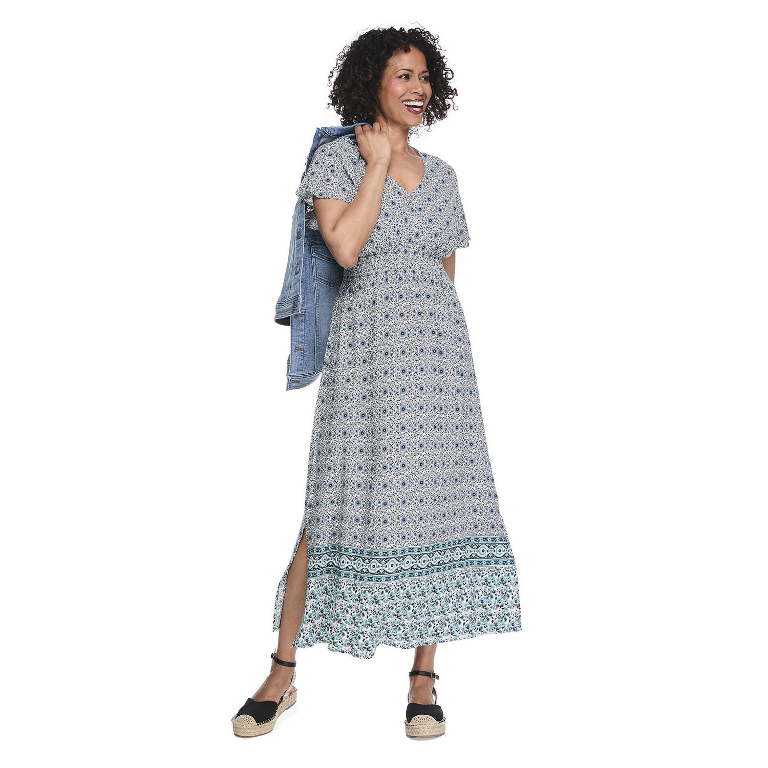Robe longue imprimée Iyla pour femmes