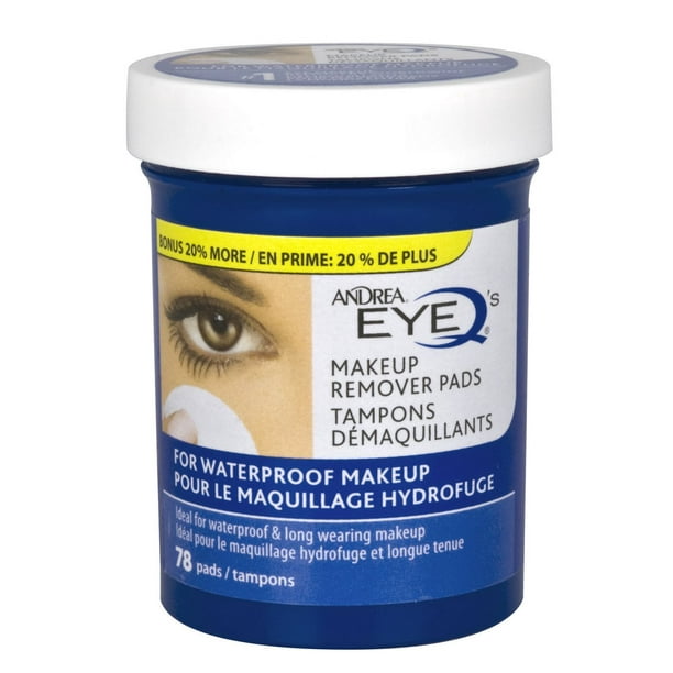 Andrea Eye Q's for Waterproof Makeup Eye Makeup Remover Pads Bonus 20