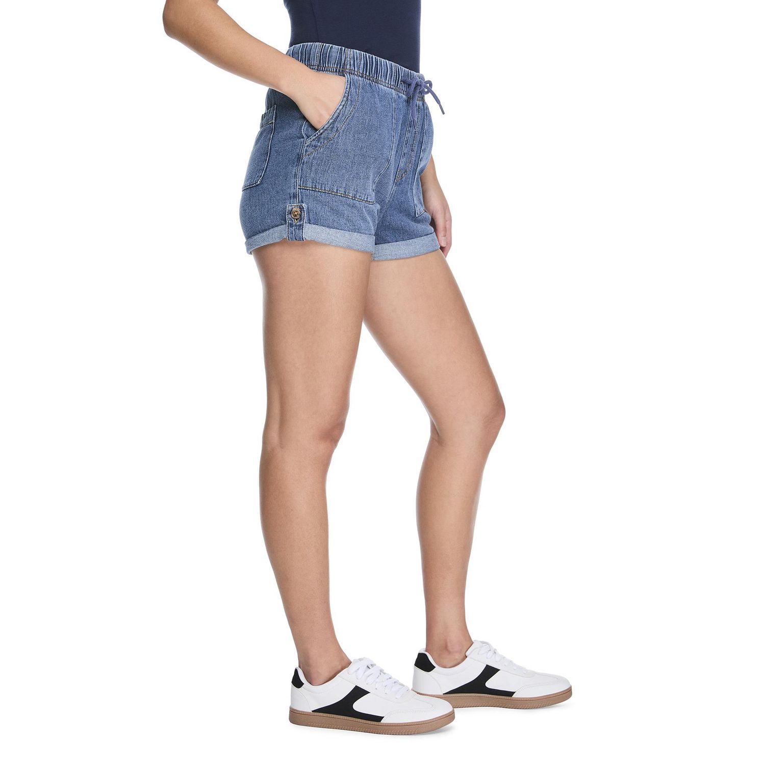 Short en twill à revers George pour femmes