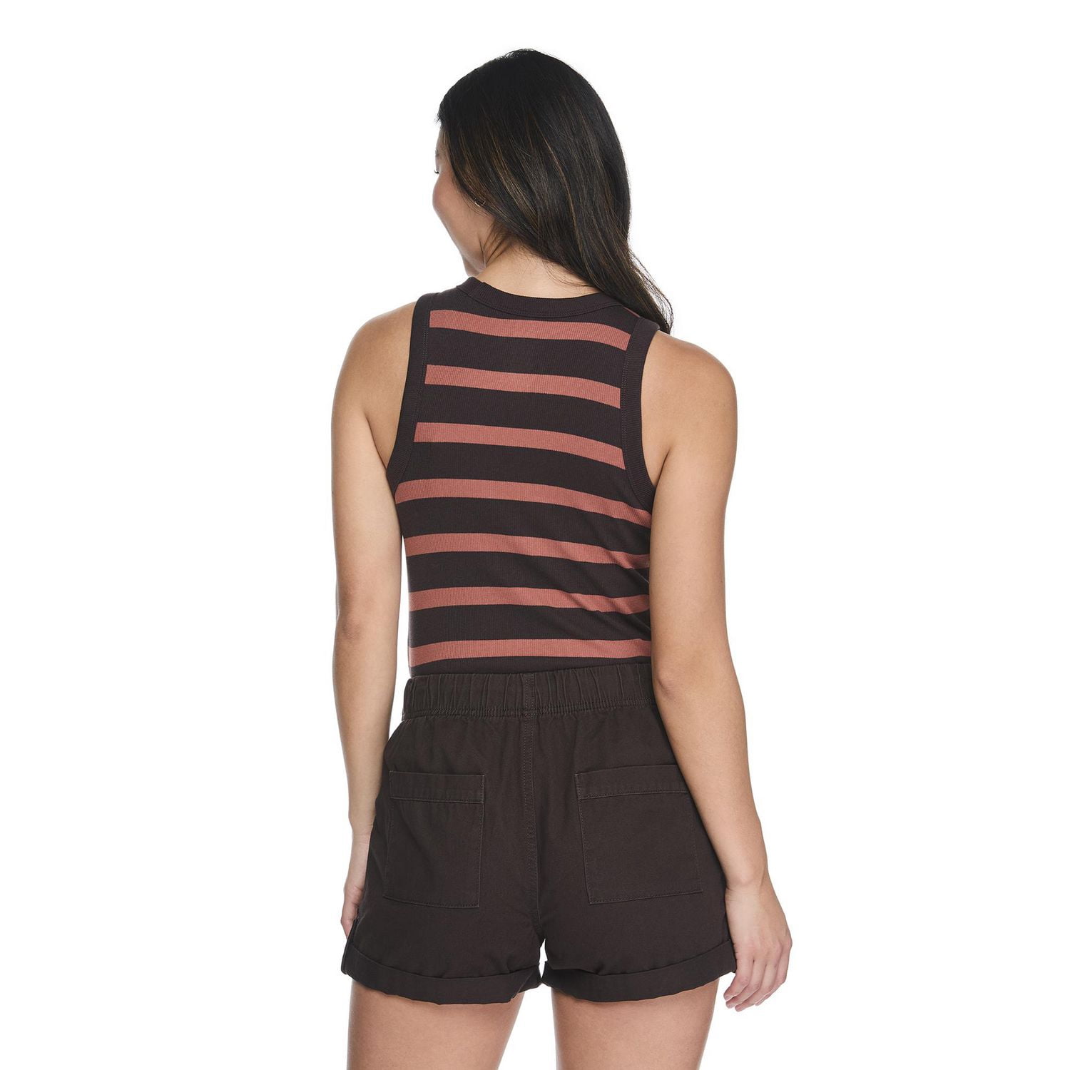 George Women's High-Neck Rib Tank Top