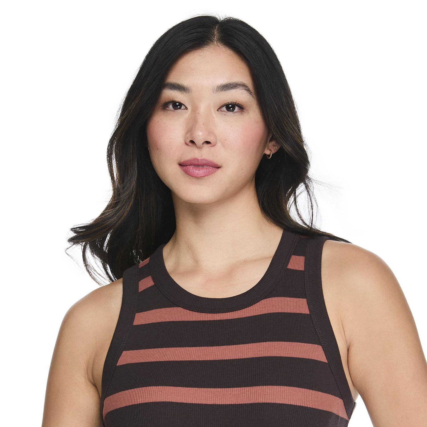 George Women's High-Neck Rib Tank Top