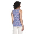thumbnail image 3 of Iyla Women's Printed Drapey V-Neck Tank Top, 3 of 6