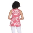 thumbnail image 3 of Iyla Women's Printed Drapey V-Neck Tank Top, 3 of 6