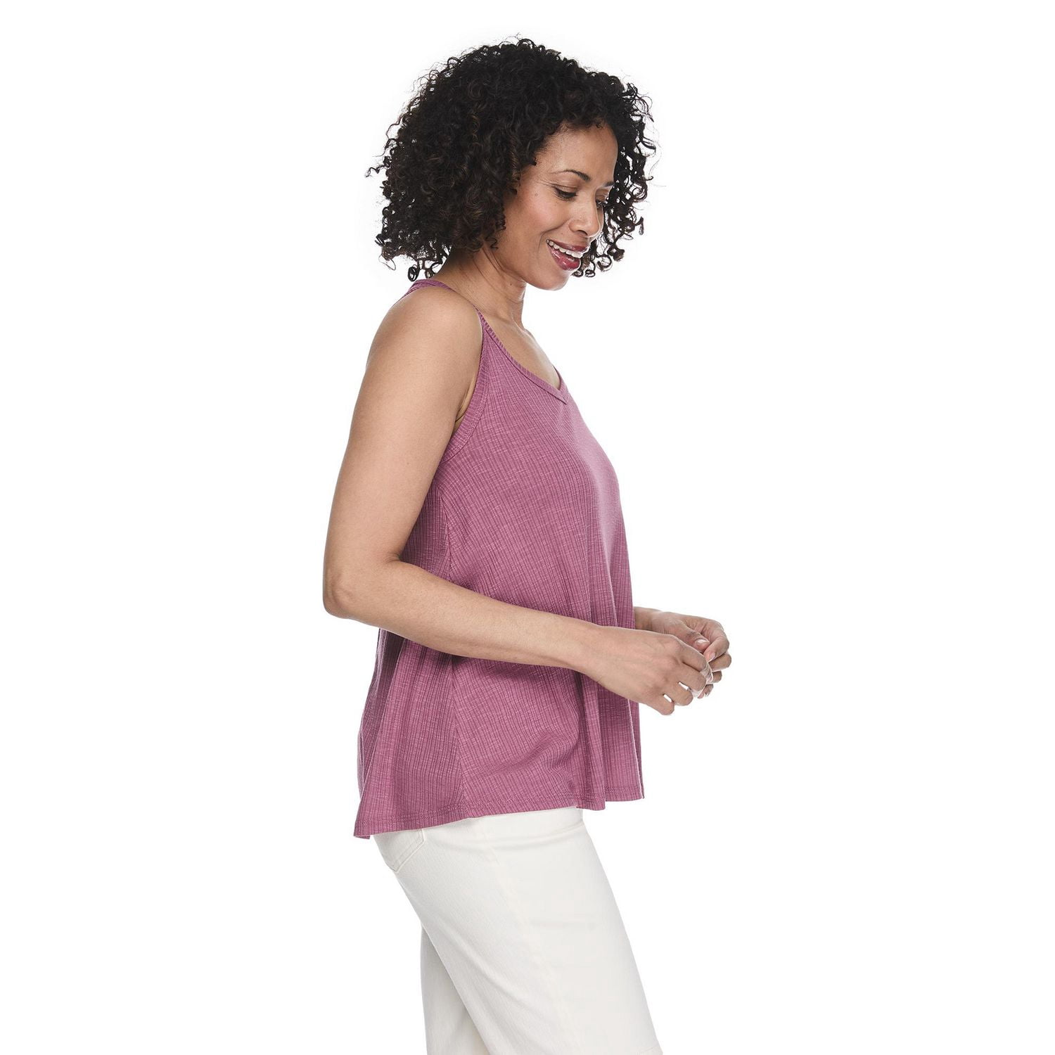 Iyla Women's Drapey V-Neck Tank Top