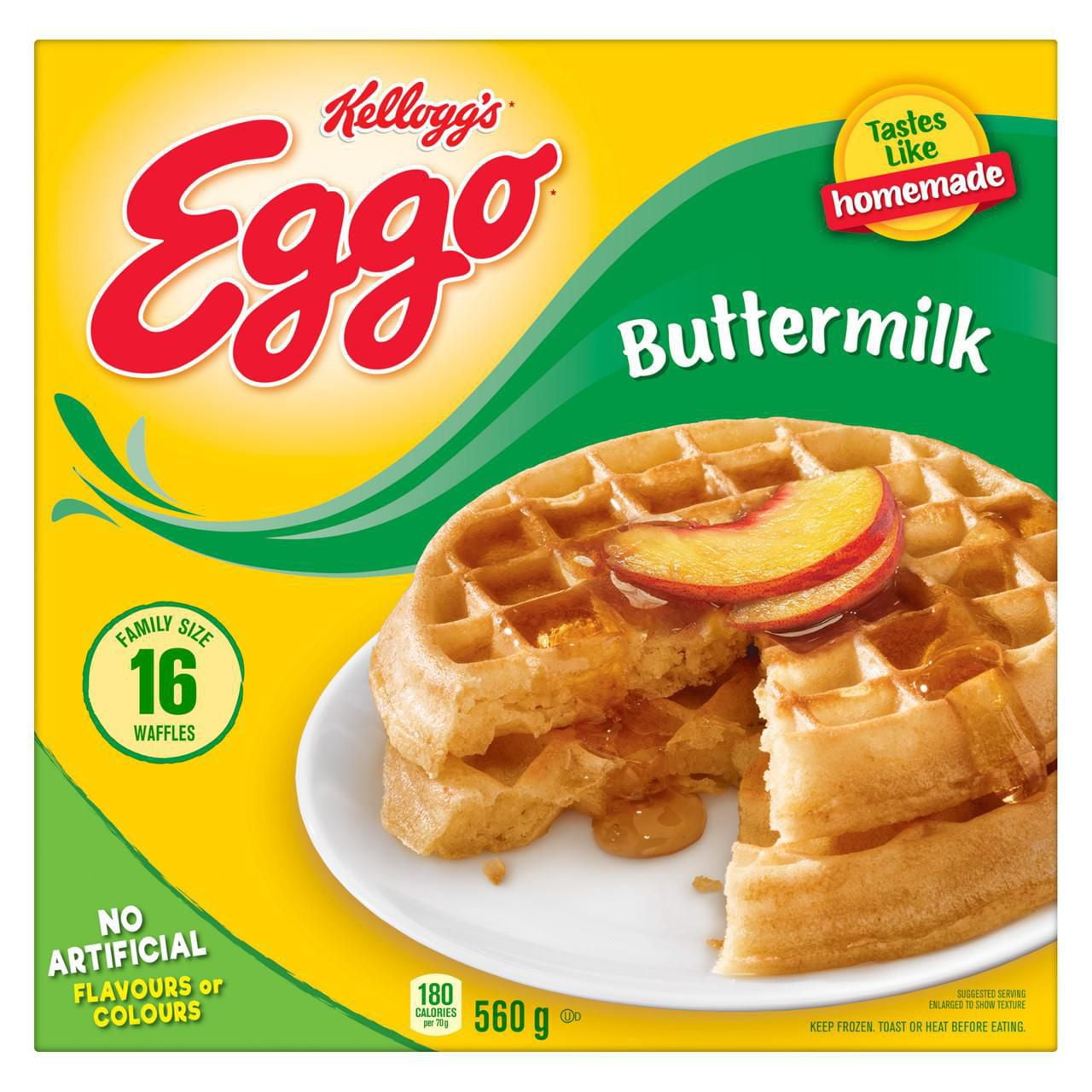 EGGO Buttermilk Waffles, 560g (16 waffles) Walmart Canada