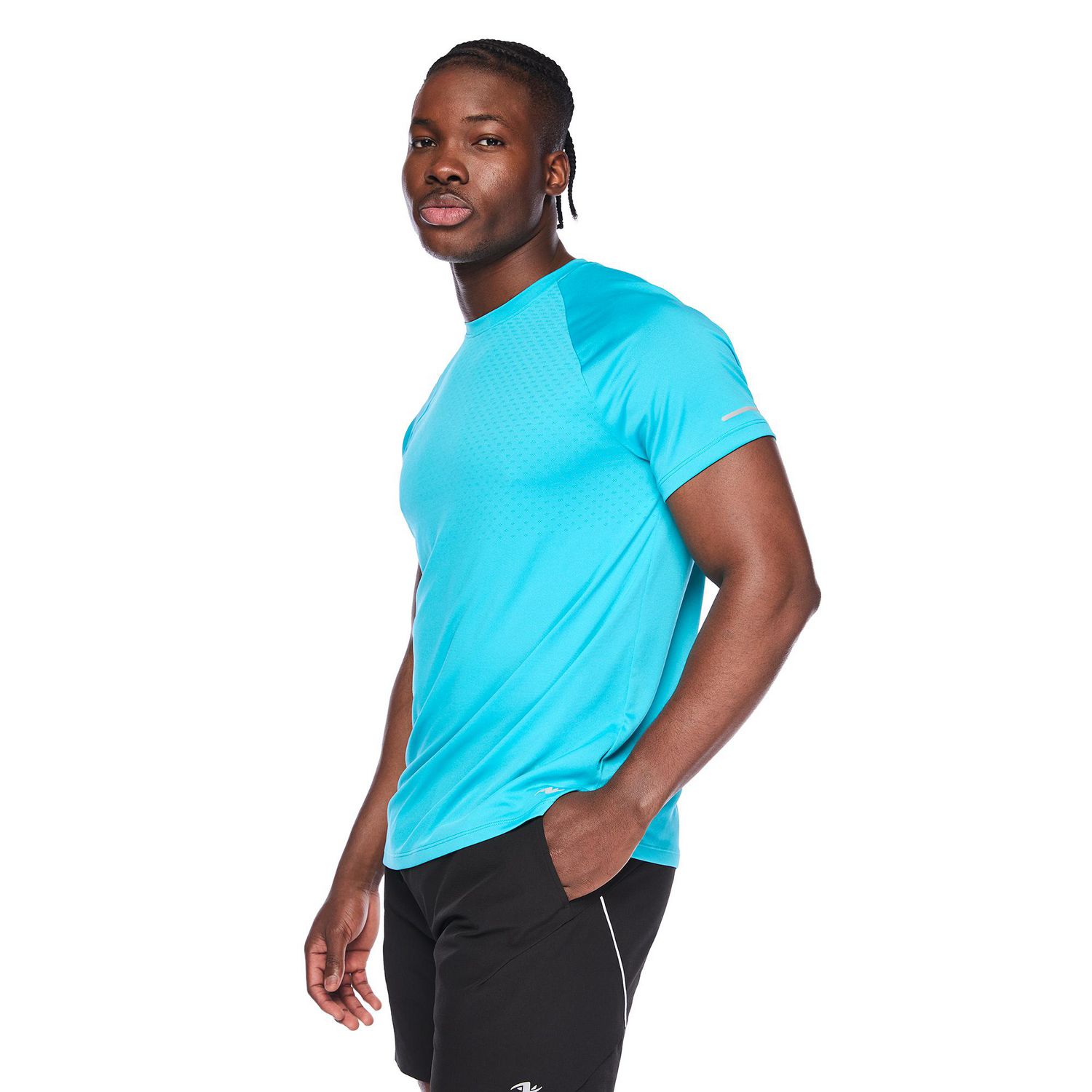 T-shirt perforé pour le court Athletic Works hommes