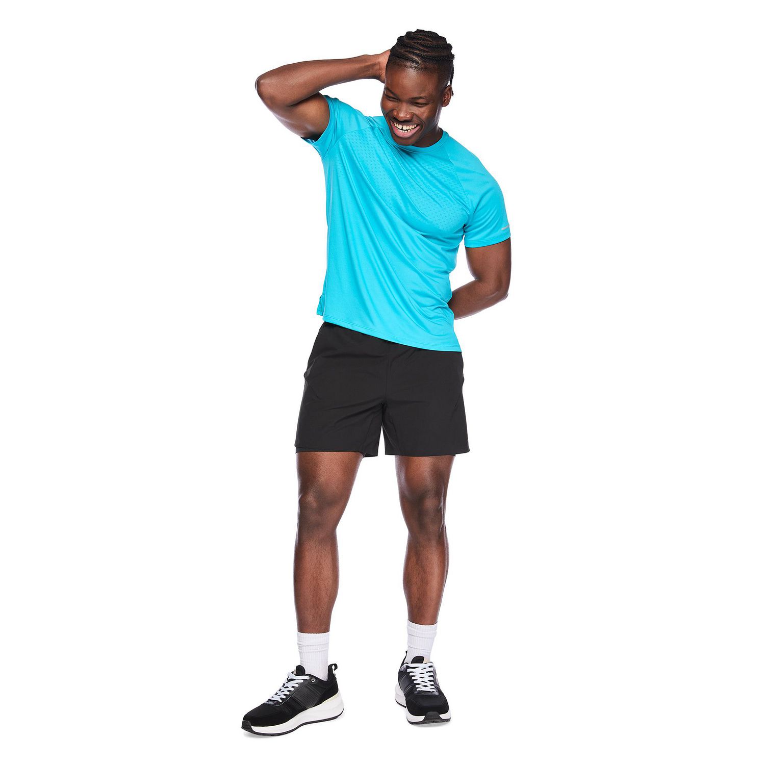 T-shirt perforé pour le court Athletic Works hommes
