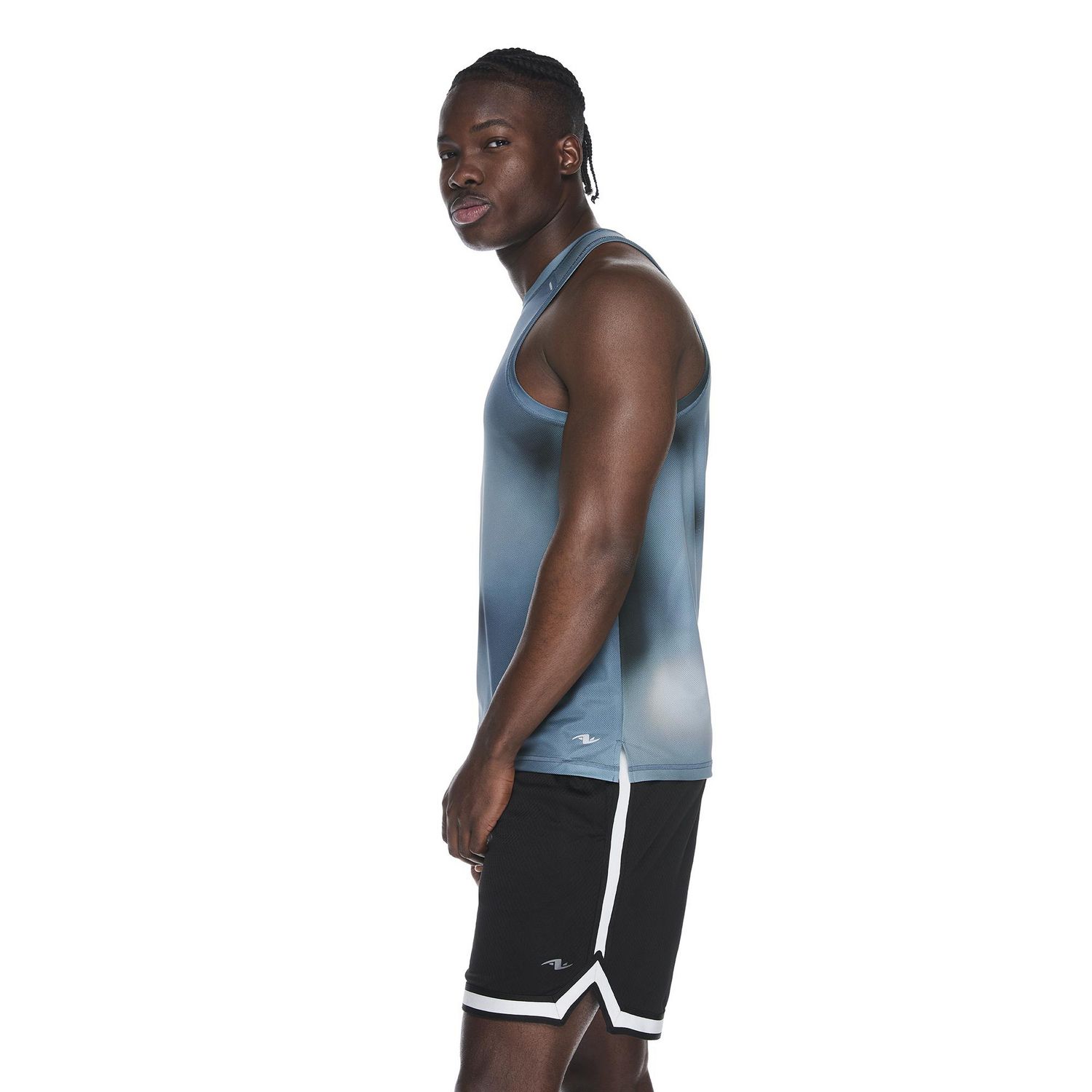Débardeur de musculation en maille imprimée Athletic Works pour hommes