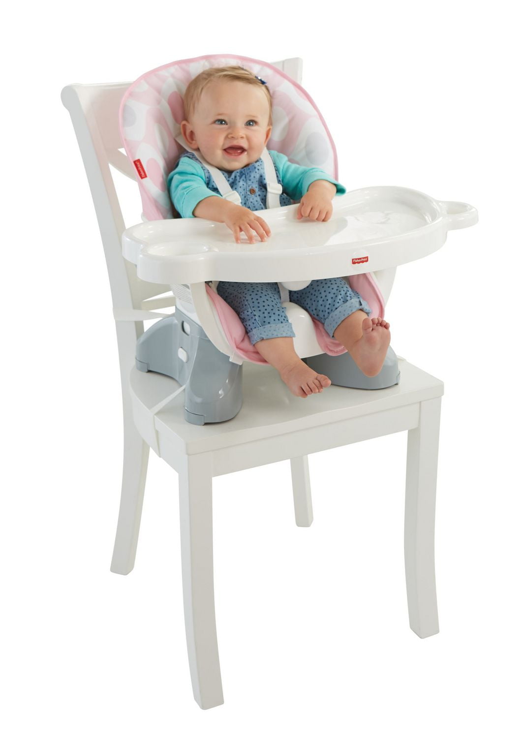 Fisher price space saver high sale chair girl