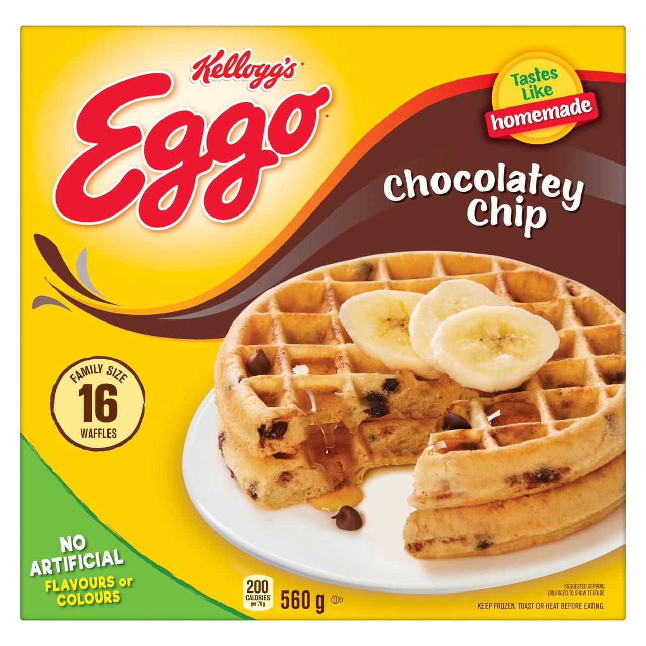EGGO Chocolatey Chip Waffles, 560g (16 waffles) Walmart Canada